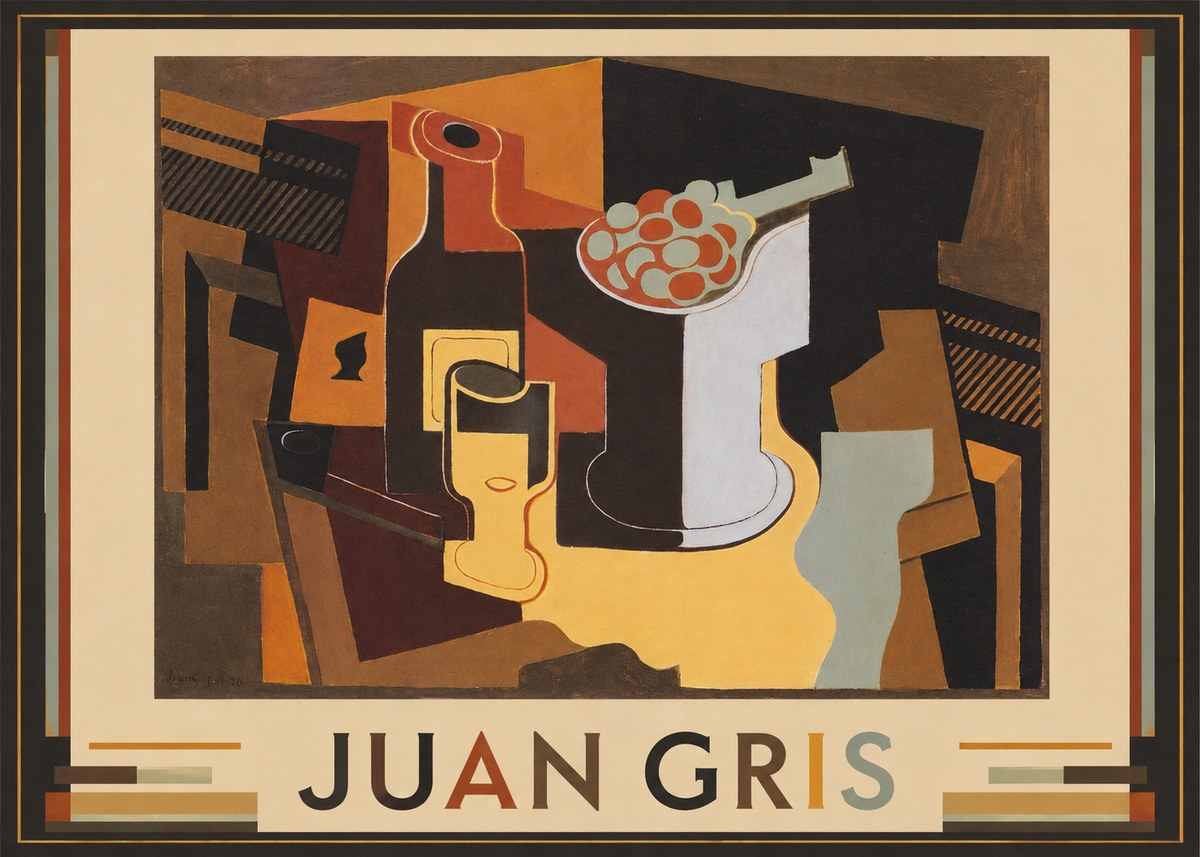 Juan Gris Juan Gris I No5 - Plakat