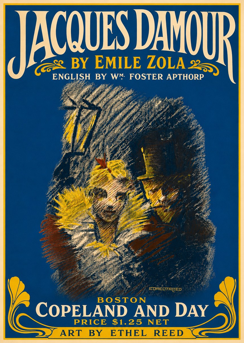 Ethel Reed Jacques Damour No5 - Plakat