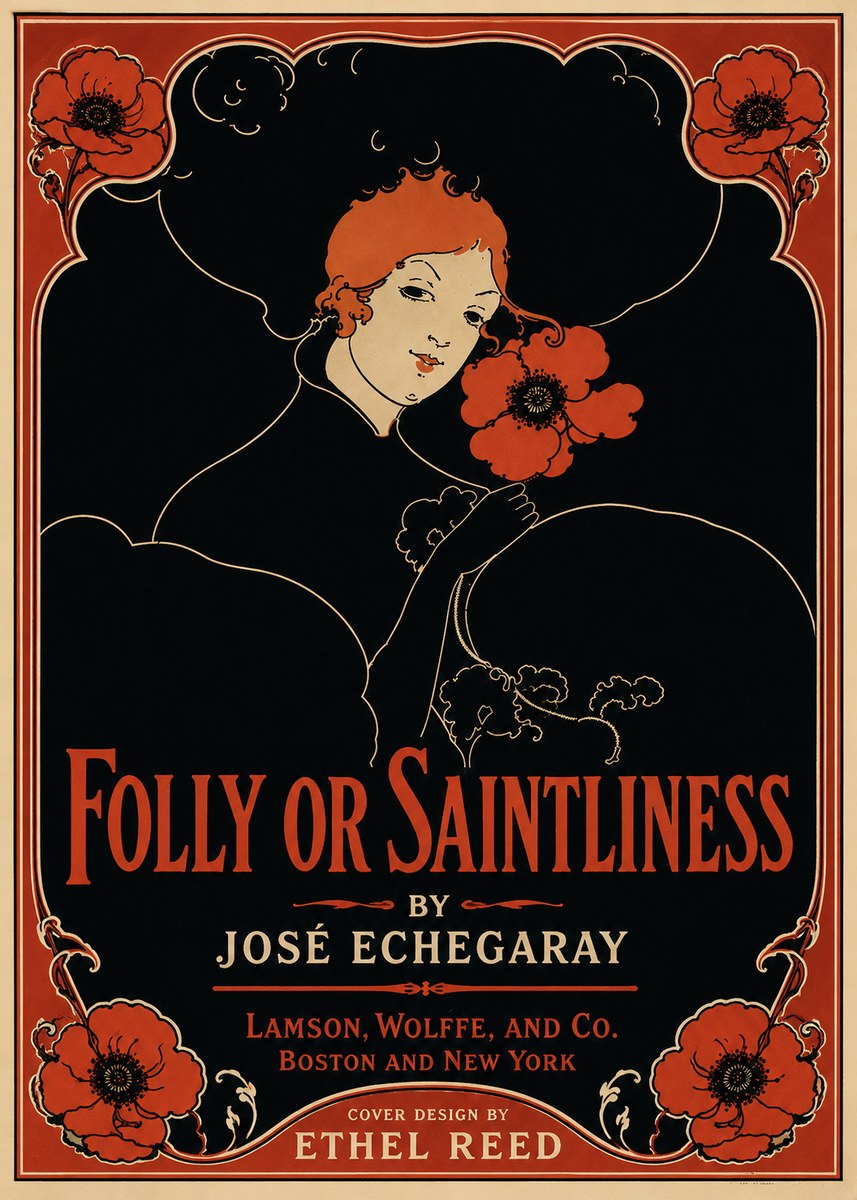 Ethel Reed Folly or Saintliness No6 - Plakat