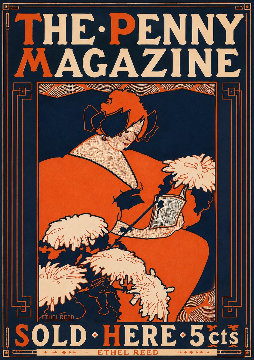 Ethel Reed The Penny Magazine No6 - Plakat