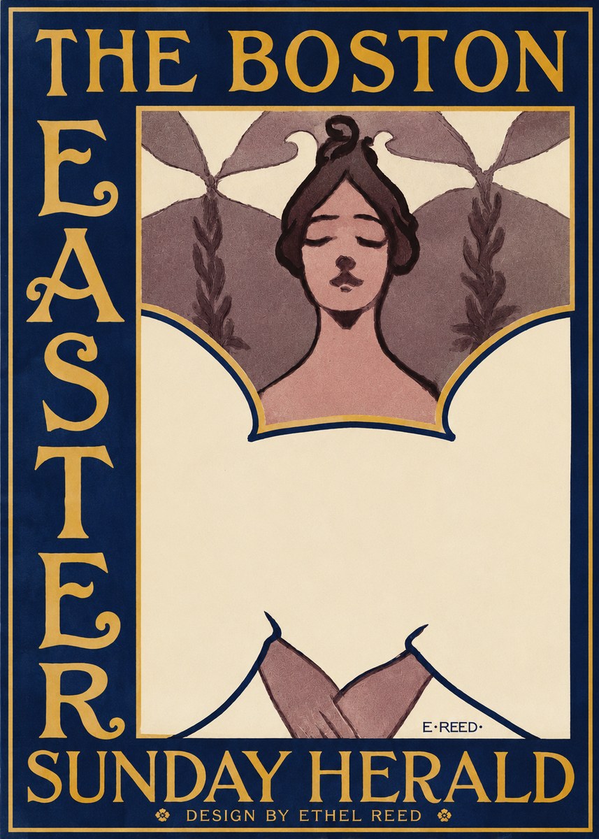 Ethel Reed The Boston Easter Sunday Herald No2 - Plakat