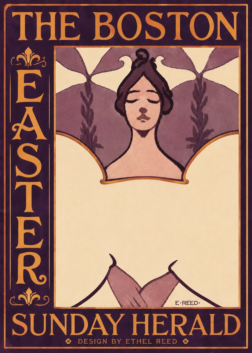 Ethel Reed The Boston Easter Sunday Herald No5 - Plakat