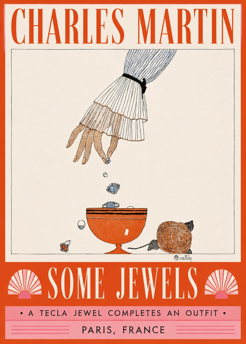 Charles Martin Some Jewels No2 - Plakat