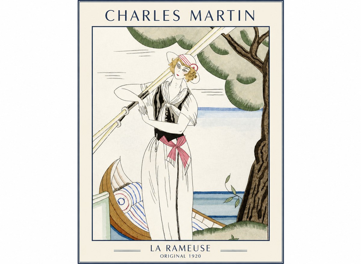 Charles Martin La Rameuse No1 - Plakat