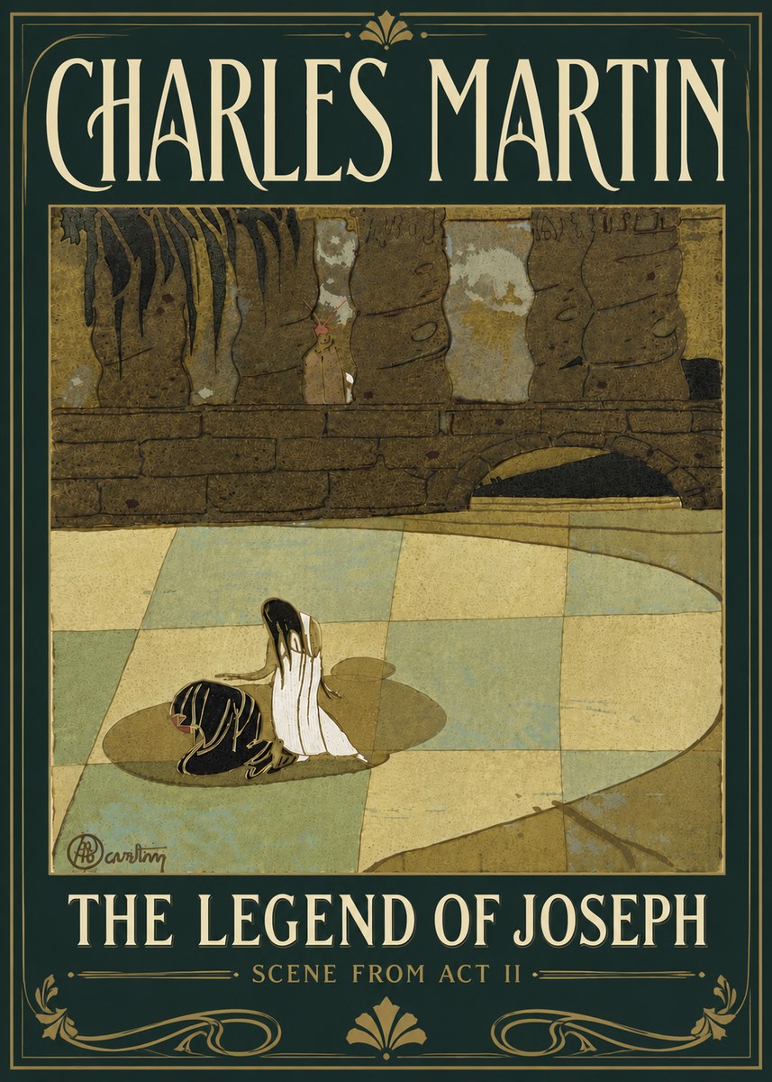 Charles Martin The Legend of Joseph - Scene from Act Ii No6 - Plakat