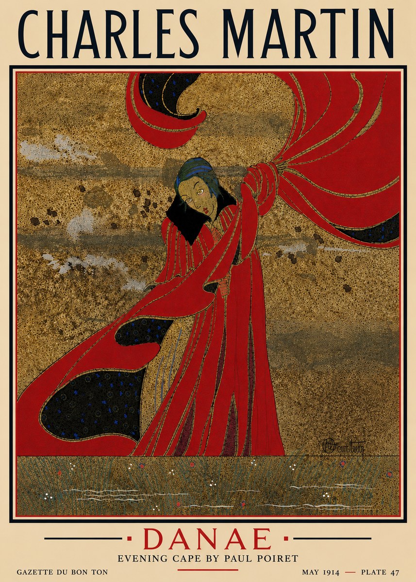 Charles Martin Danaé No5 - Plakat