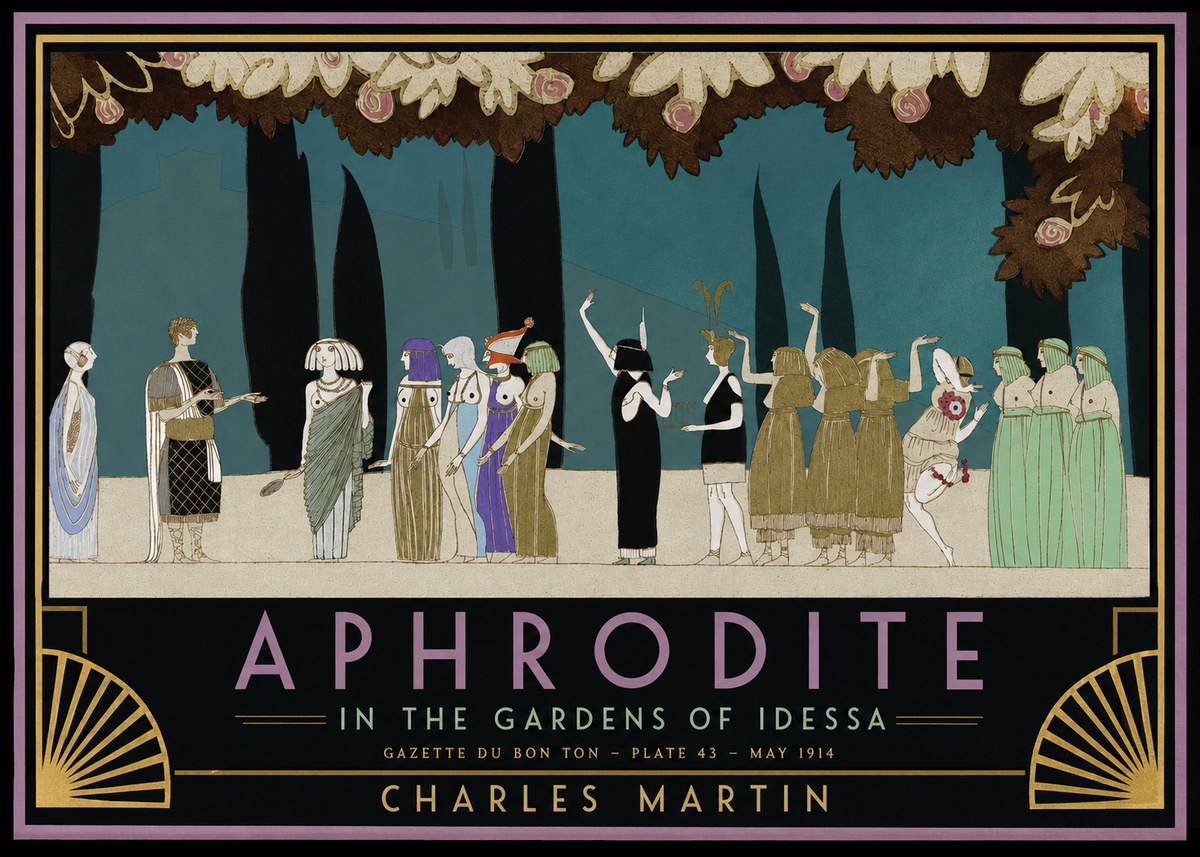 Charles Martin Aphrodite in the Gardens of Idessa No3 - Plakat