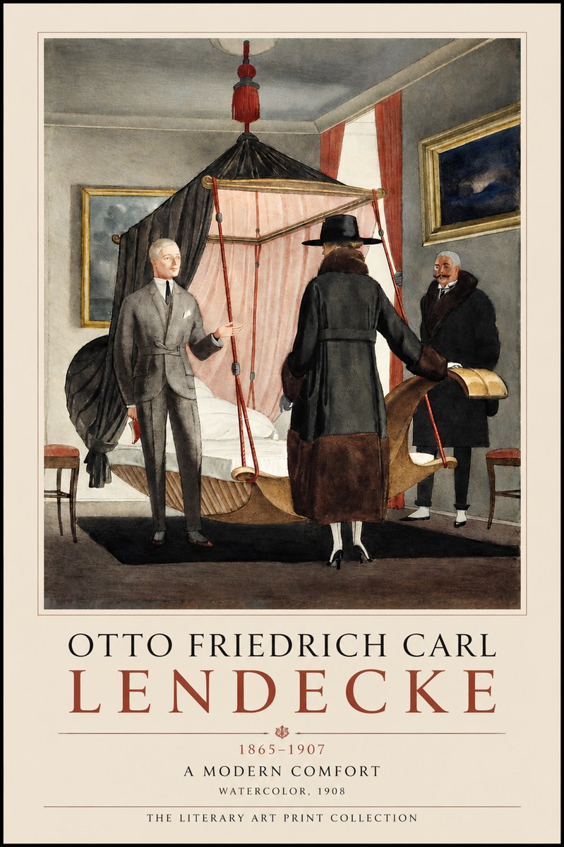 Otto Friedrich Carl Lendecke A Modern Comfort No3 - Plakat