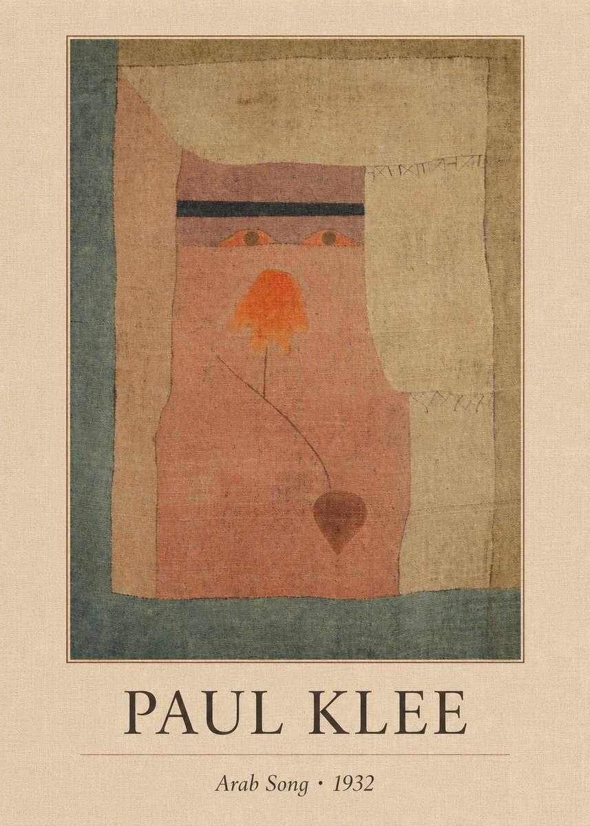 Paul Klee Arab Song No4 - Plakat