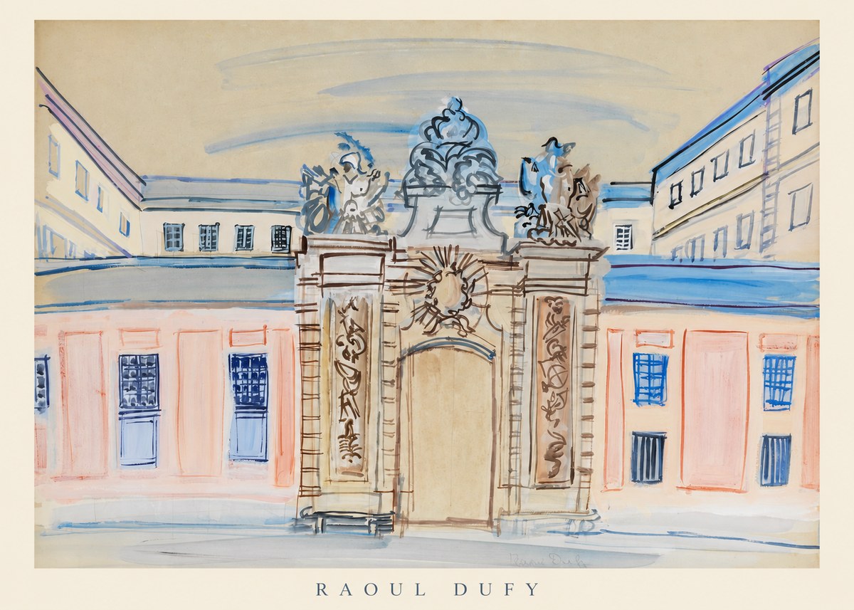 Raoul Dufy Versailles, the Grand Trianon No6 - Plakat
