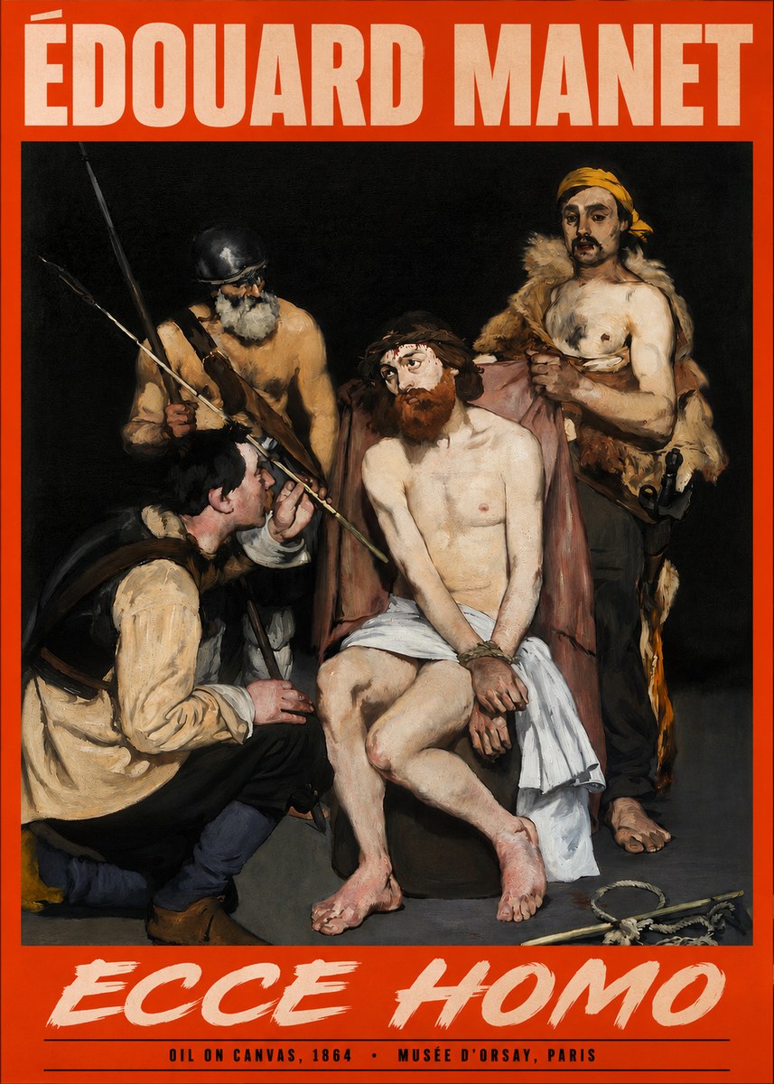 Édouard Manet Ecce Homo No2 - Plakat