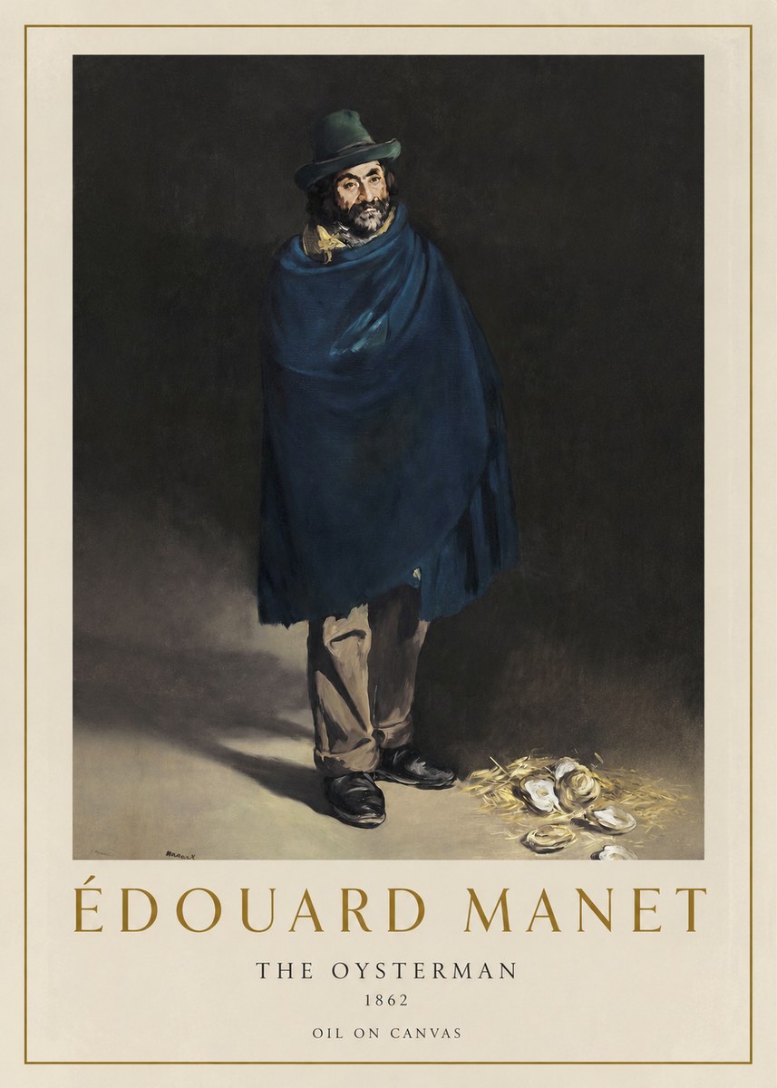 Édouard Manet The Oysterman No1 - Plakat
