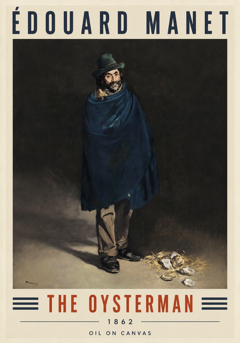 Édouard Manet The Oysterman No4 - Plakat