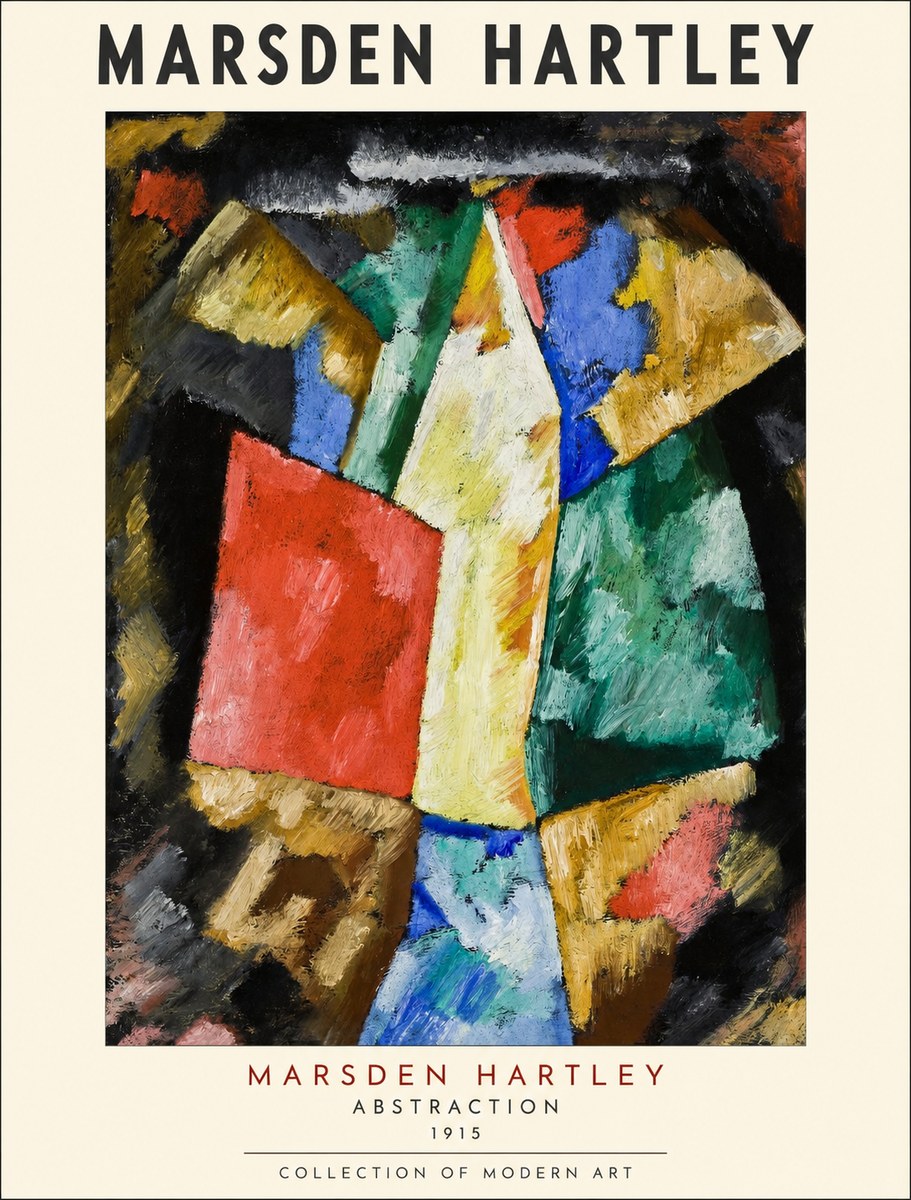 Marsden Hartley Abstraction No1 - Plakat