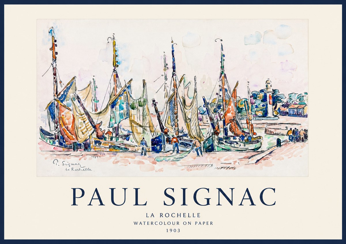 Signac La Rochelle I No1 - Plakat
