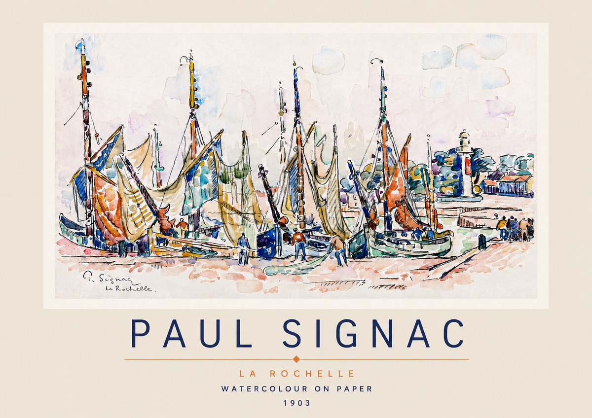 Signac La Rochelle I No3 - Plakat