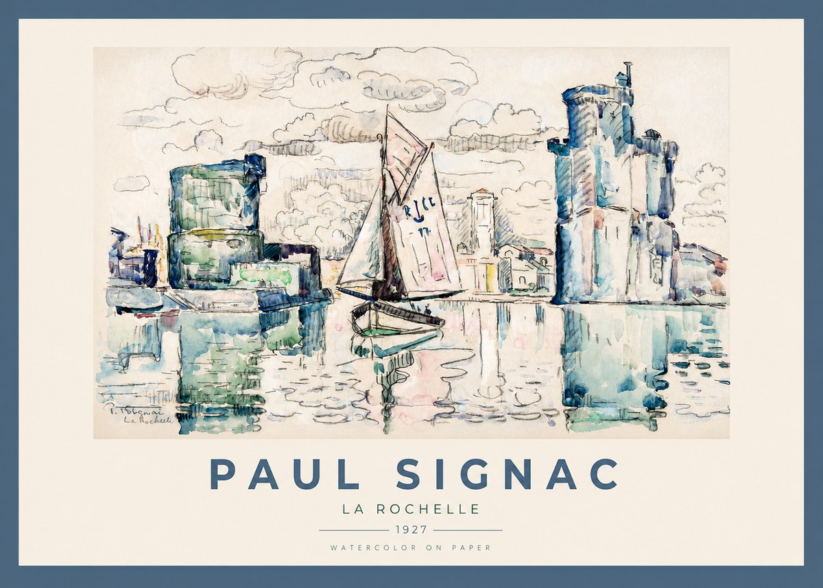Signac La Rochelle No2 - Plakat