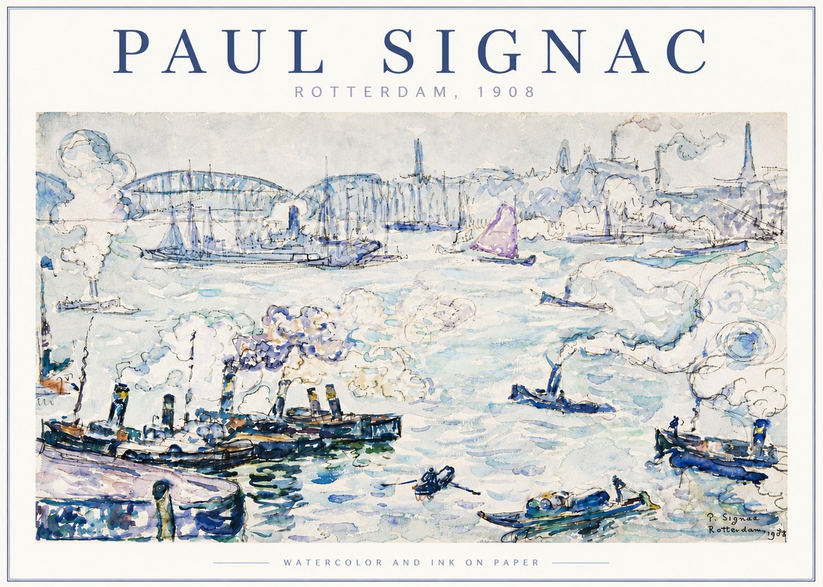 Signac Rotterdam, 1908 No5 - Plakat