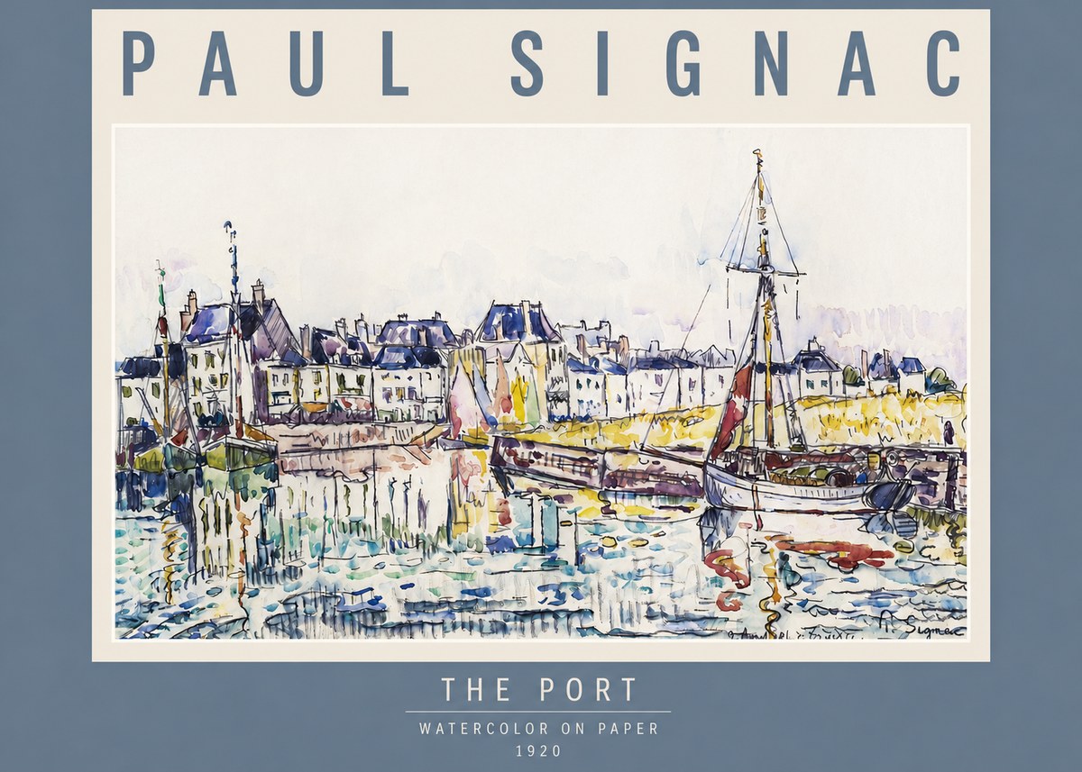 Signac The Port I No3 - Plakat