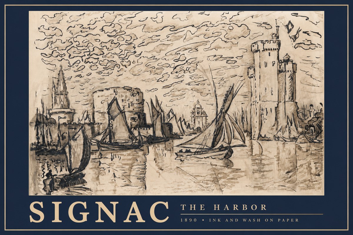 Signac The Harbor II No3 - Plakat