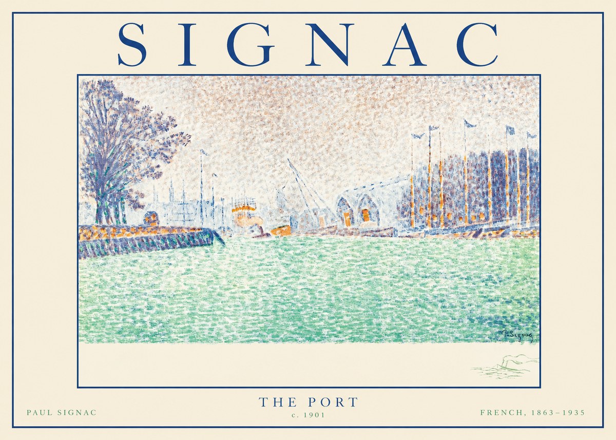 Signac The Port No1 - Plakat