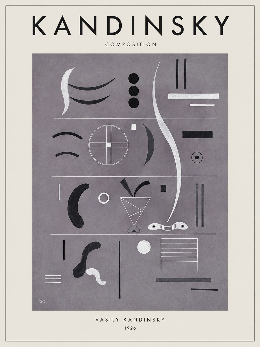 Kandinsky Composition I No1 - Plakat
