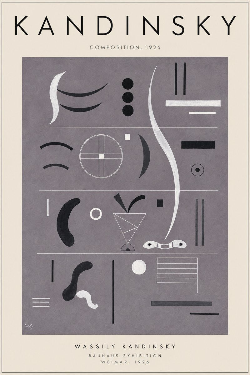 Kandinsky Composition I No3 - Plakat