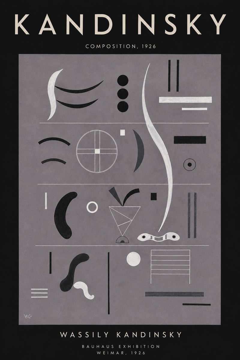 Kandinsky Composition I No4 - Plakat