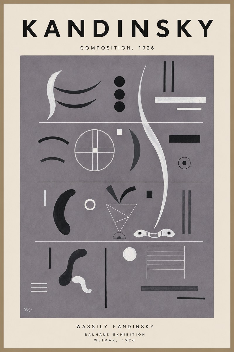 Kandinsky Composition I No5 - Plakat