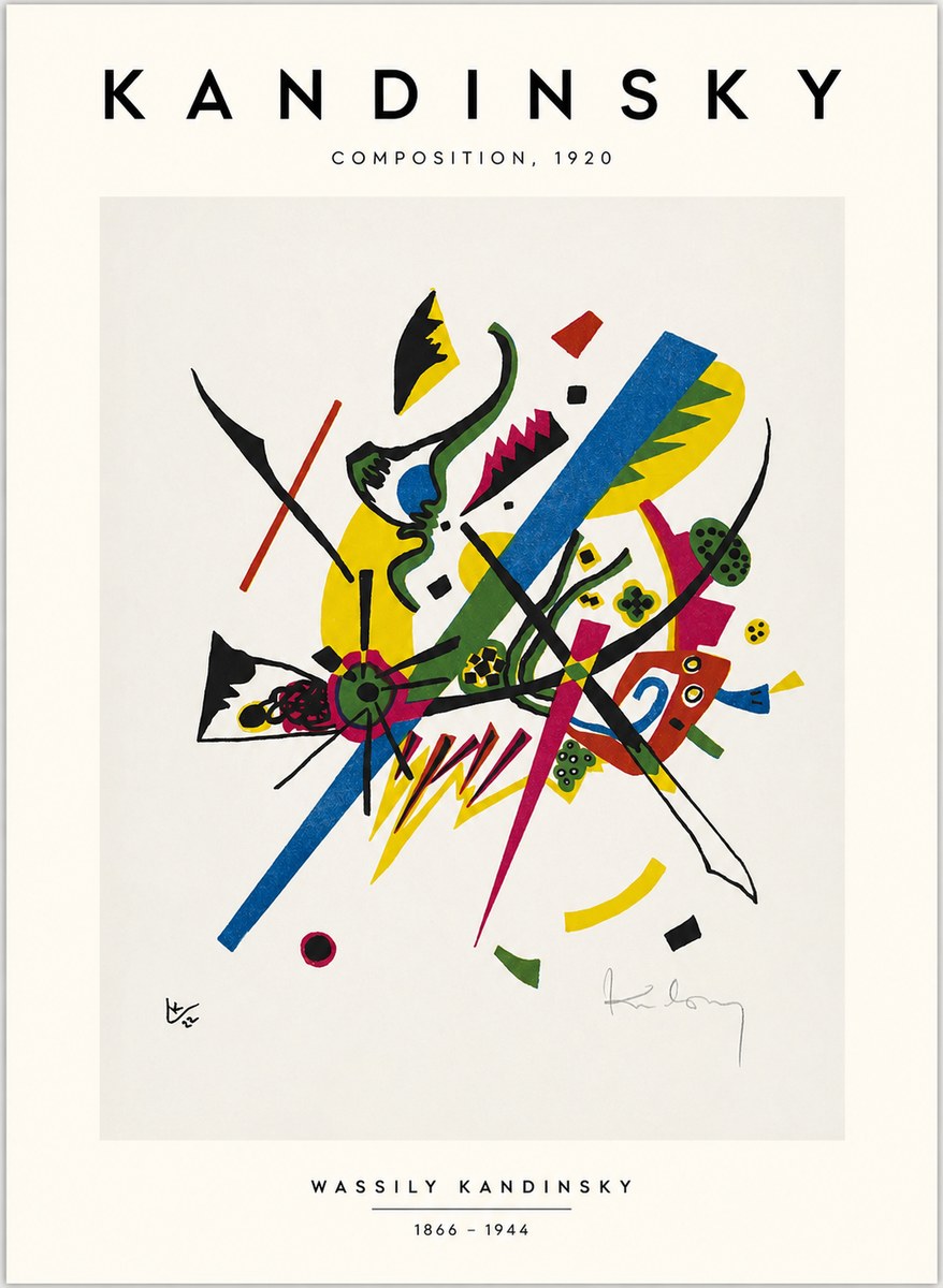 Kandinsky Composition, 1920 No1 - Plakat