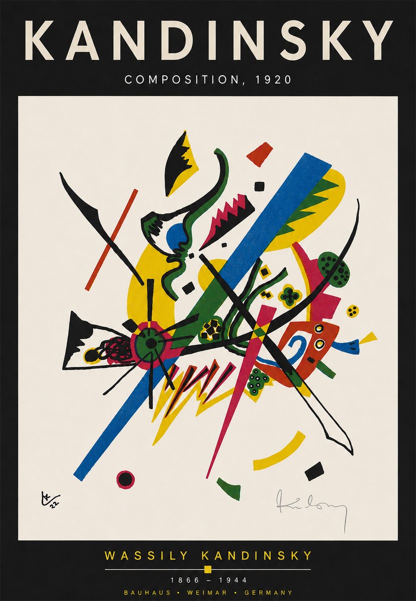 Kandinsky Composition, 1920 No4 - Plakat