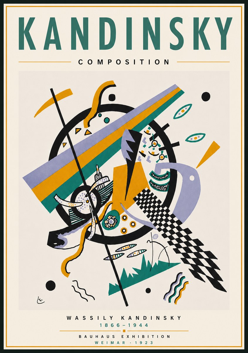 Kandinsky Composition III No6 - Plakat