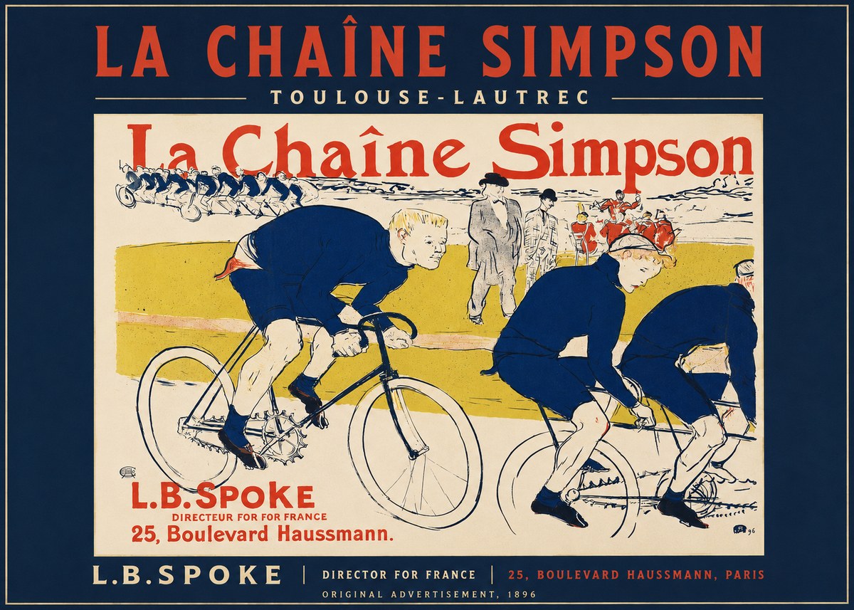 Toulouse-Lautrec La Chaîne Simpson No2 - Plakat
