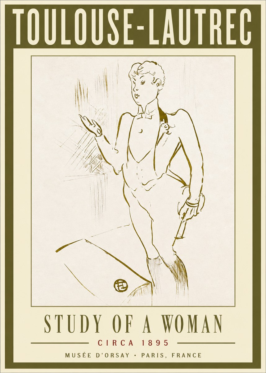 Toulouse-Lautrec The Poet of Parisian Life No3 - Plakat