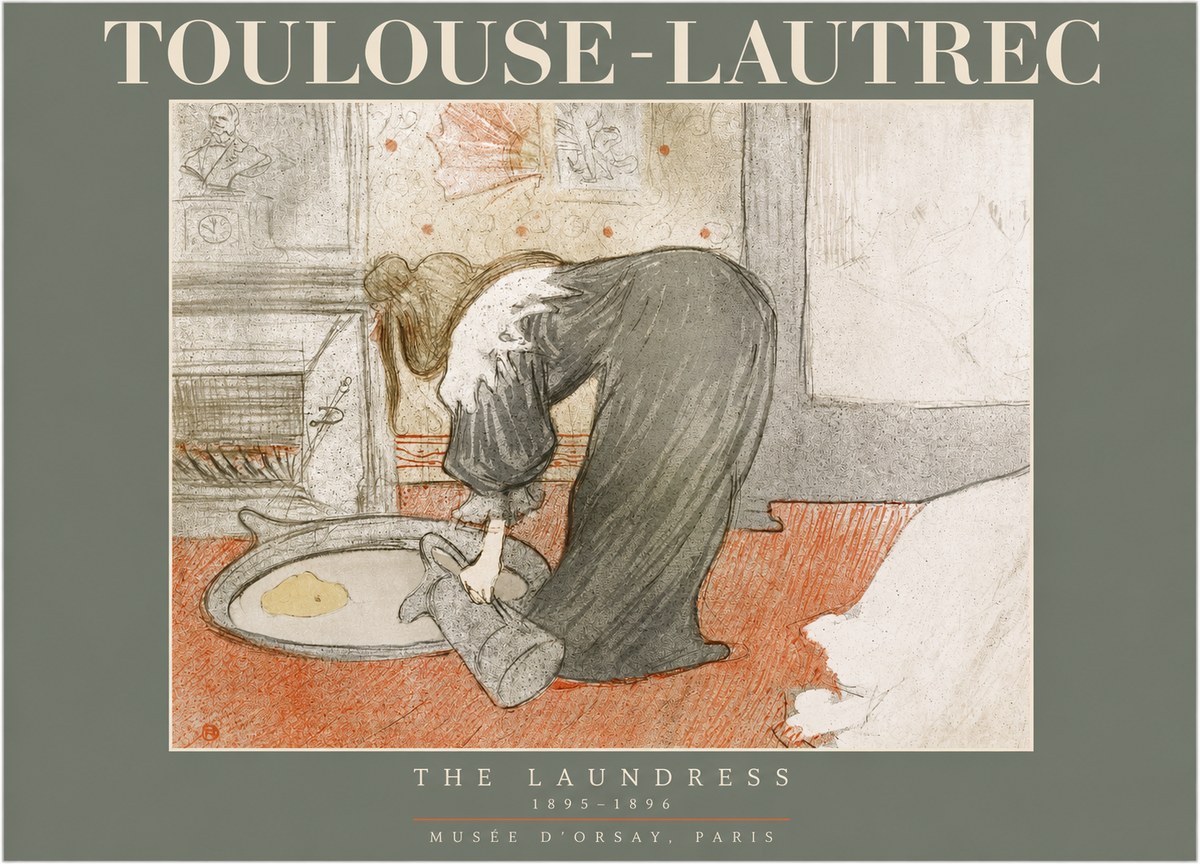 Toulouse-Lautrec The Laundress No2 - Plakat