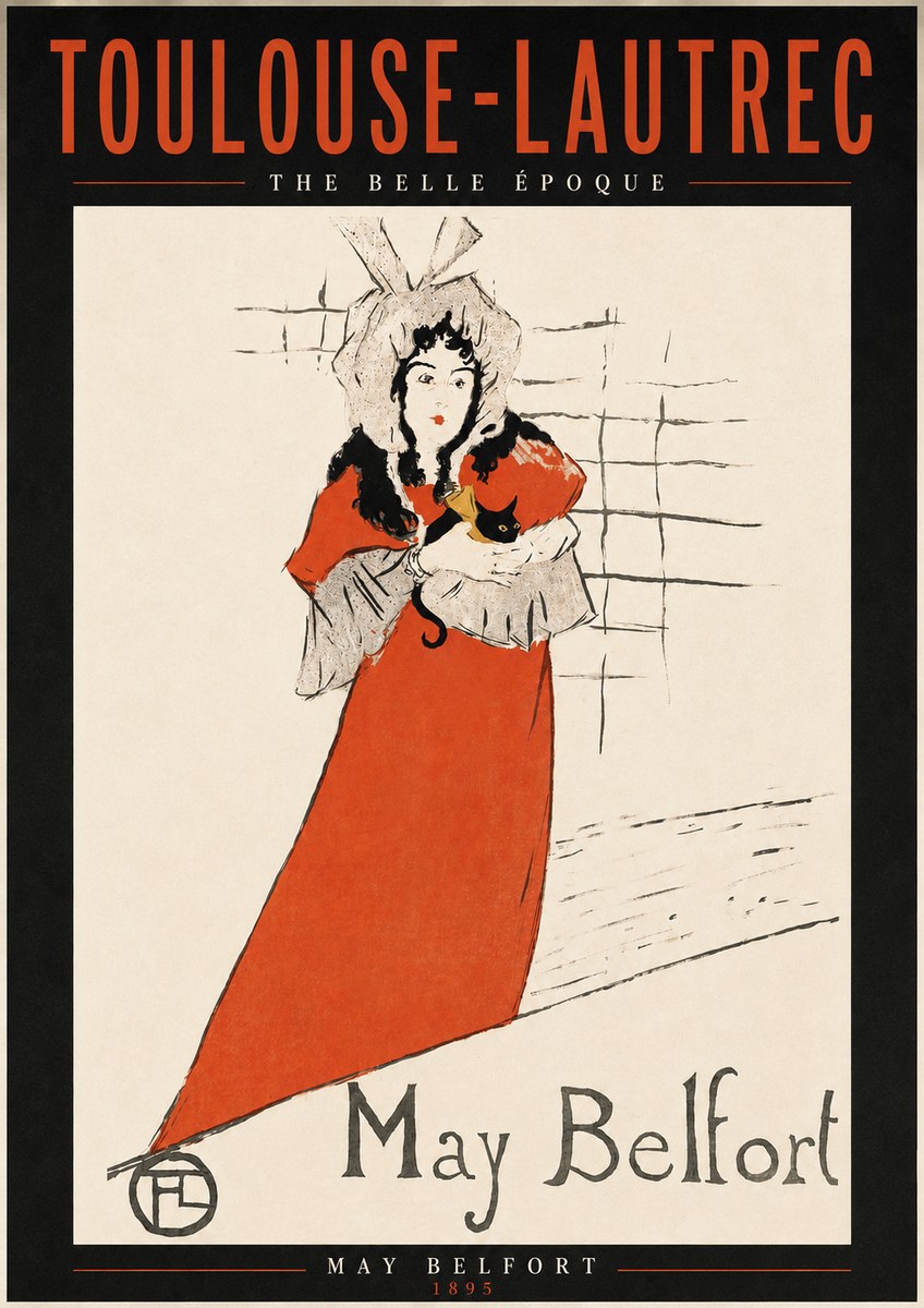Toulouse-Lautrec May Belfort No3 - Plakat