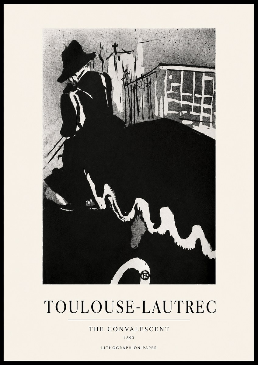 Toulouse-Lautrec The Convalescent No1 - Plakat