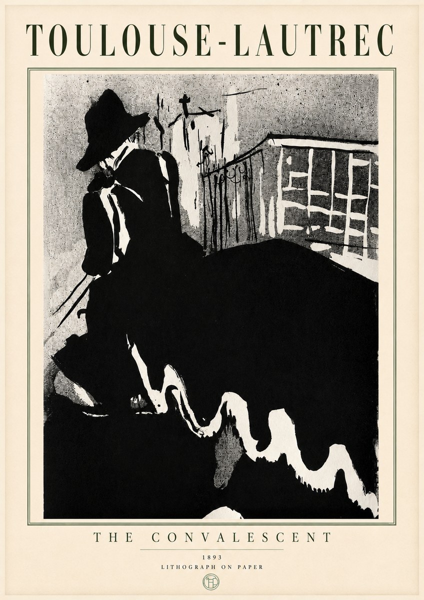Toulouse-Lautrec The Convalescent No4 - Plakat