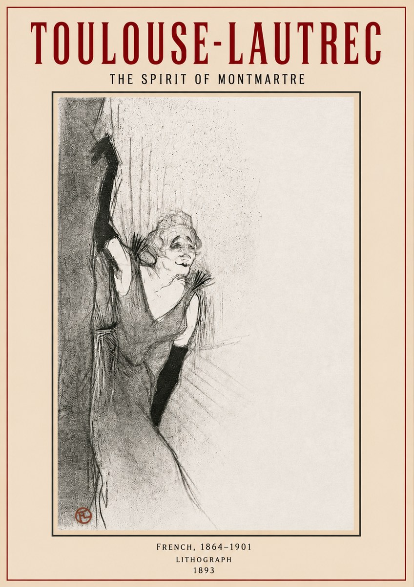 Toulouse-Lautrec The Spirit of Montmartre No4 - Plakat