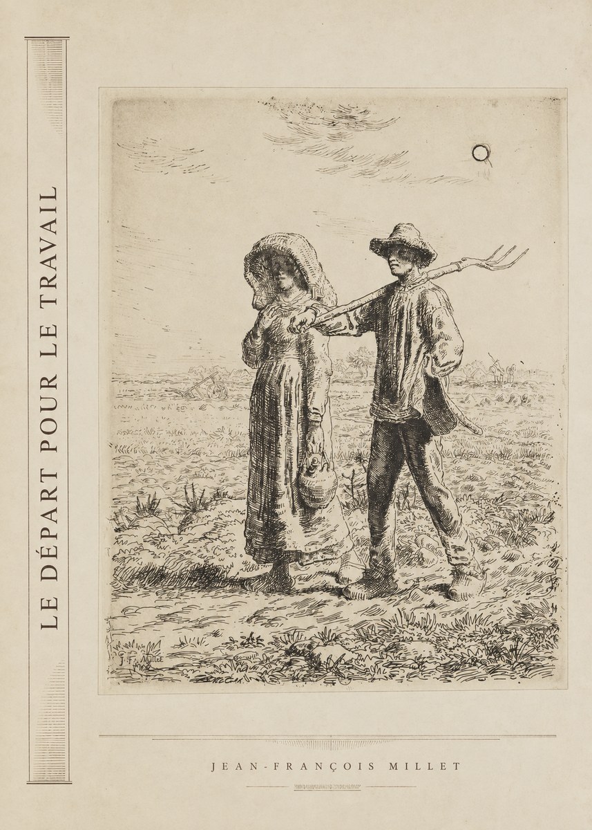 Jean-François Millet Le Départ Pour Le Travail II No2 - Plakat