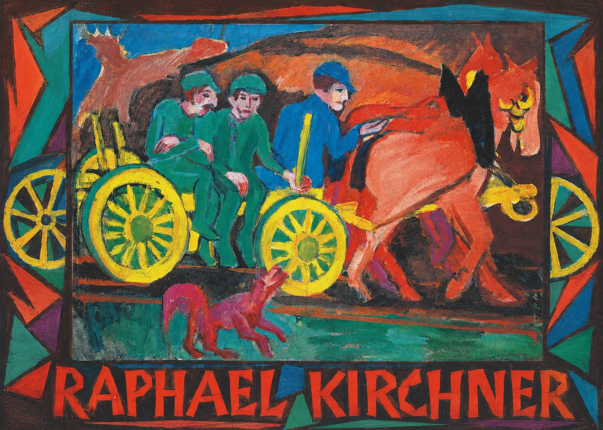Raphael Kirchner Circus Scene No1 - Plakat