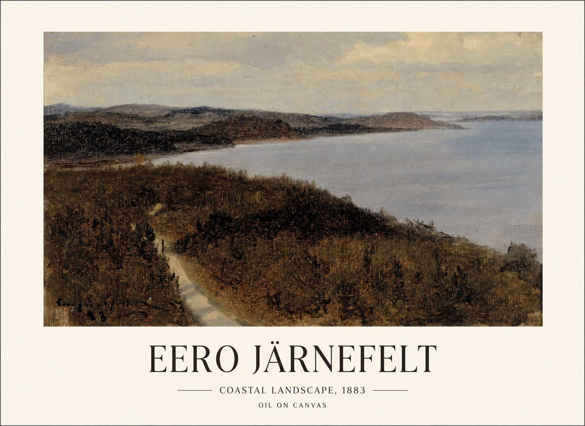 Eero Järnefelt Coastal Landscape, 1883 No1 - Plakat