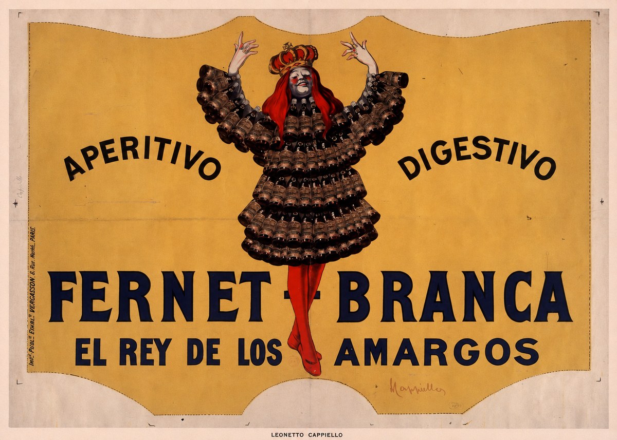 Leonetto Cappiello Fernet Branca No6 - Plakat