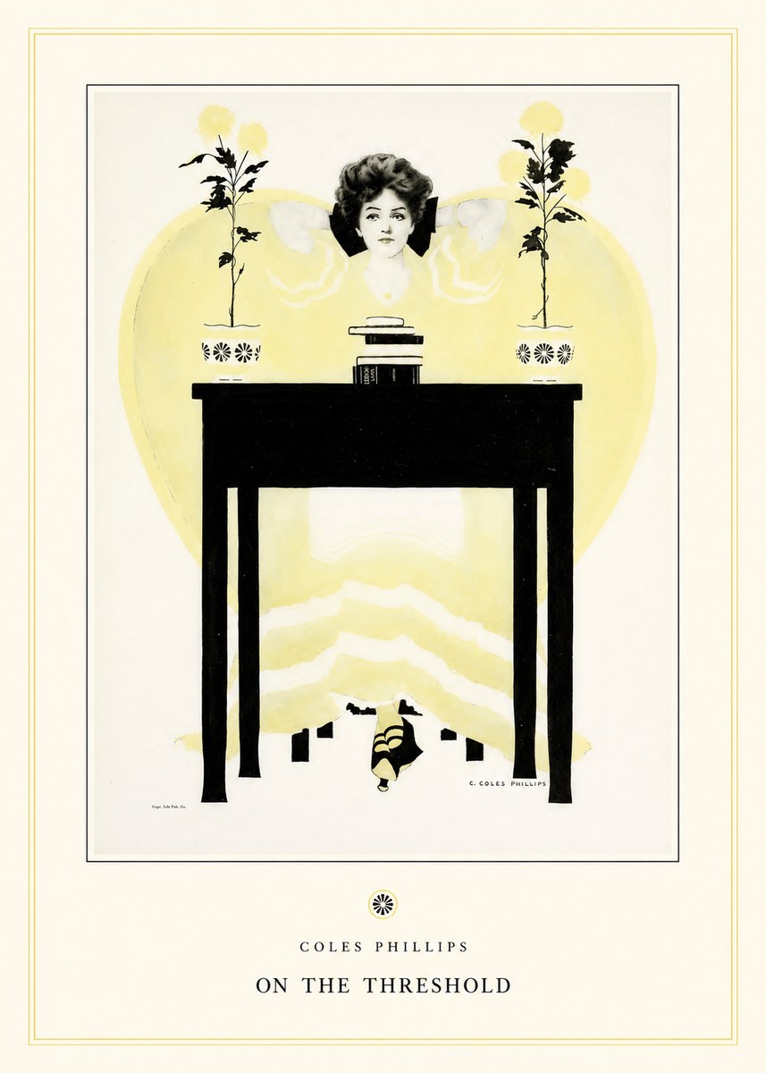 Coles Phillips On the Threshold No4 - Plakat
