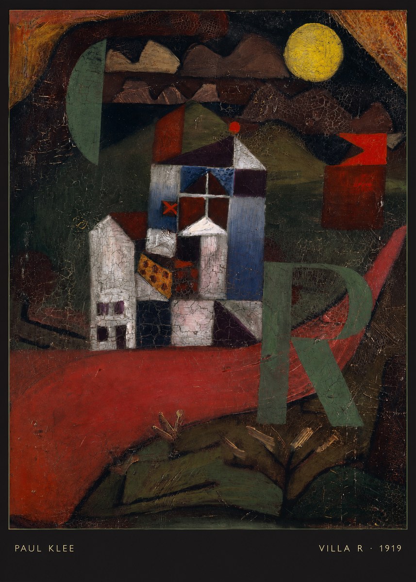 Paul Klee Villa R • 1919 No6 - Plakat