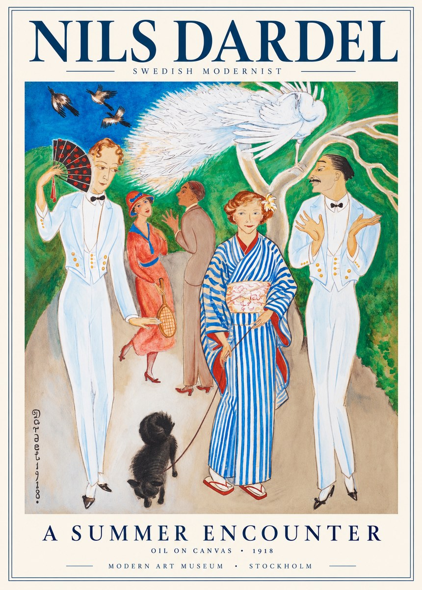 Nils Dardel A Brighter World No2 - Plakat