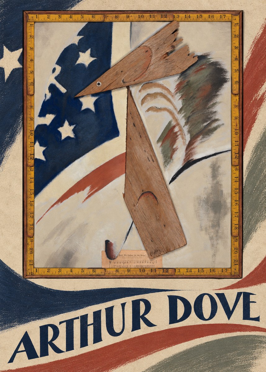 Arthur Dove The Flag No4 - Plakat