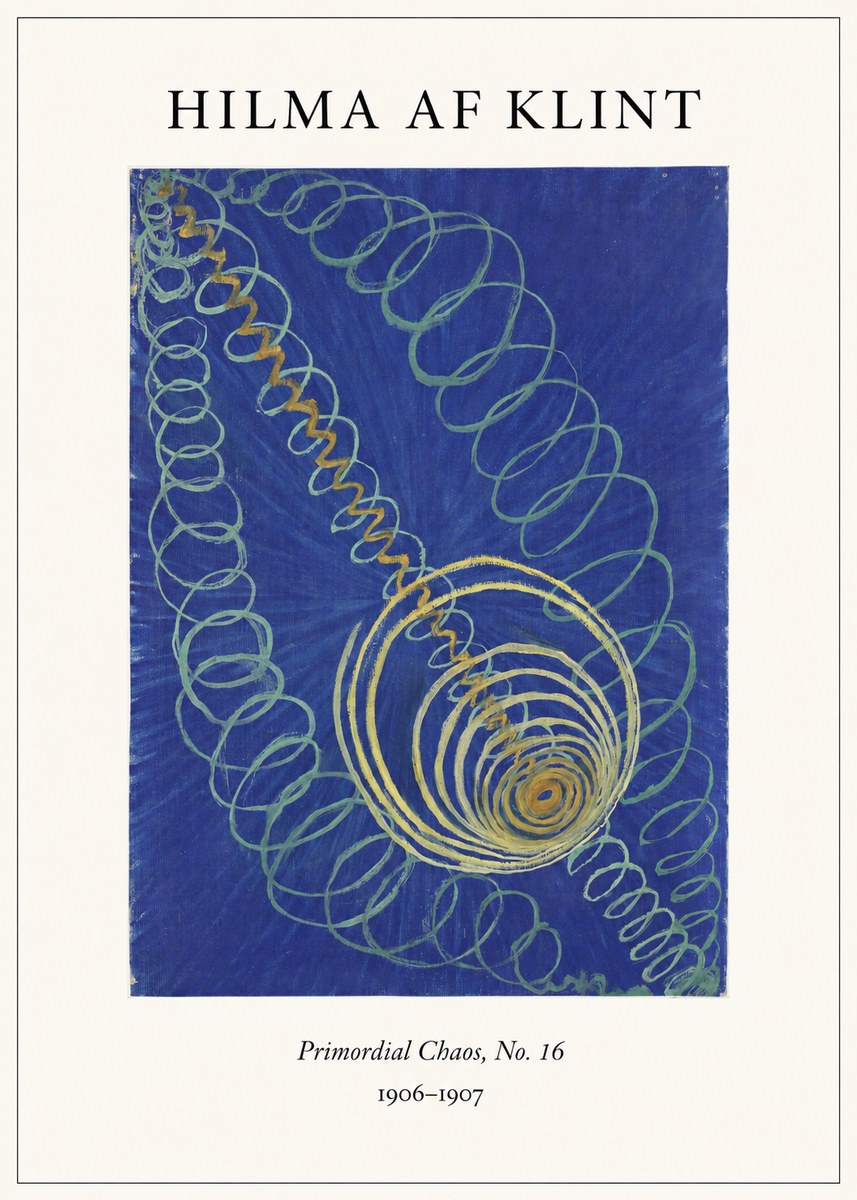 Hilma af Klint Primordial Chaos, No. 16 No4 - Plakat