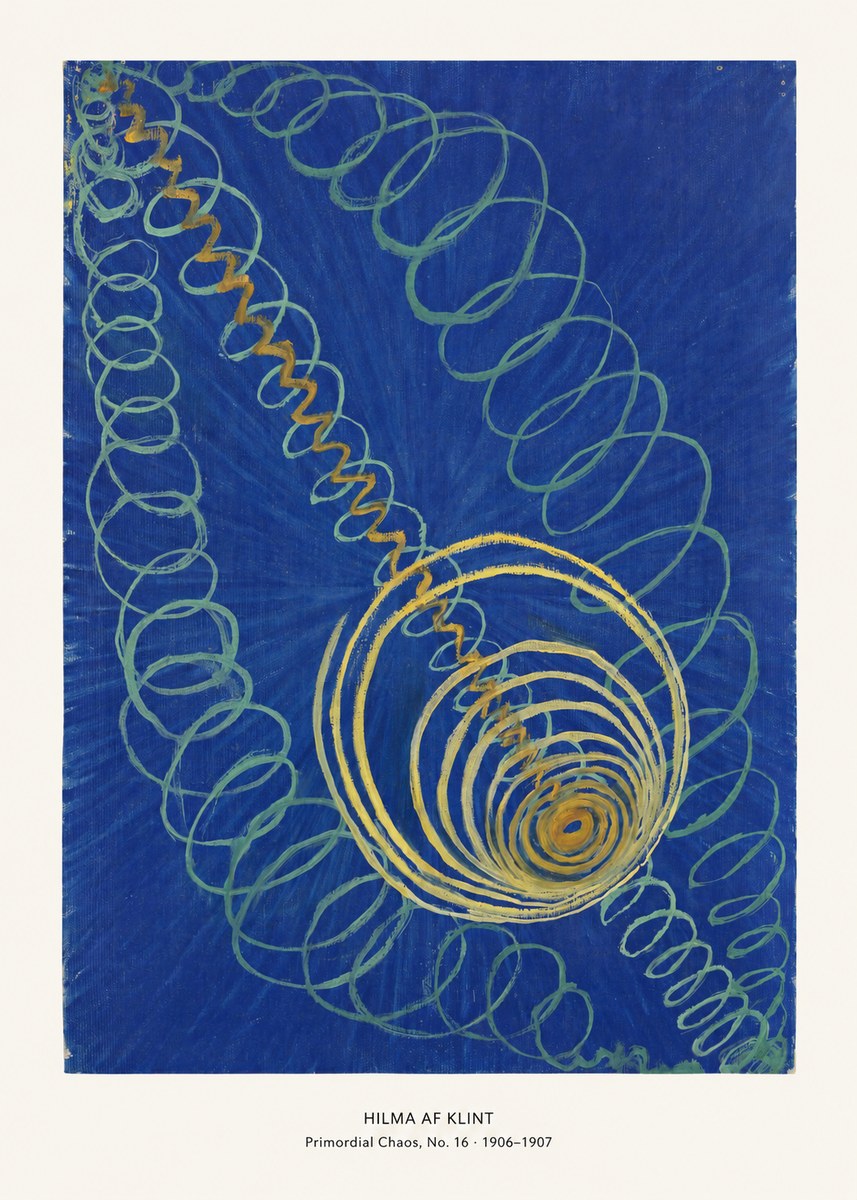 Hilma af Klint Primordial Chaos, No. 16 No6 - Plakat