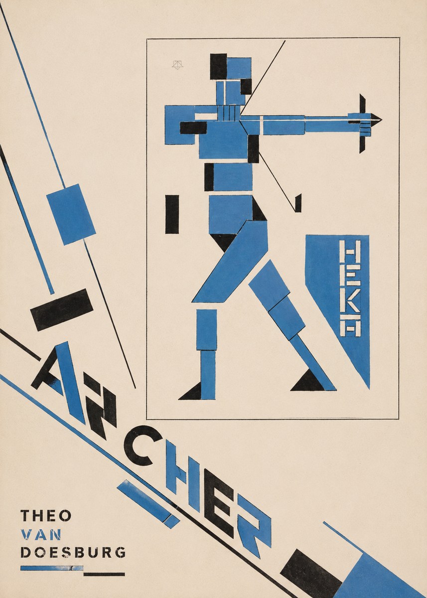 Theo van Doesburg Archer No5 - Plakat